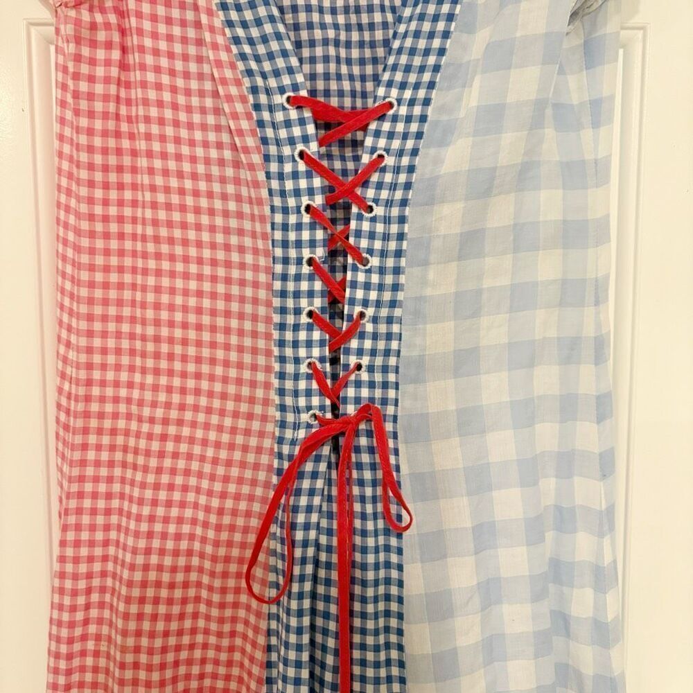 Marysia Resort Shelter Dress Gingham PrairieCore Cottagecore Size S Corset - Picture 6 of 10
